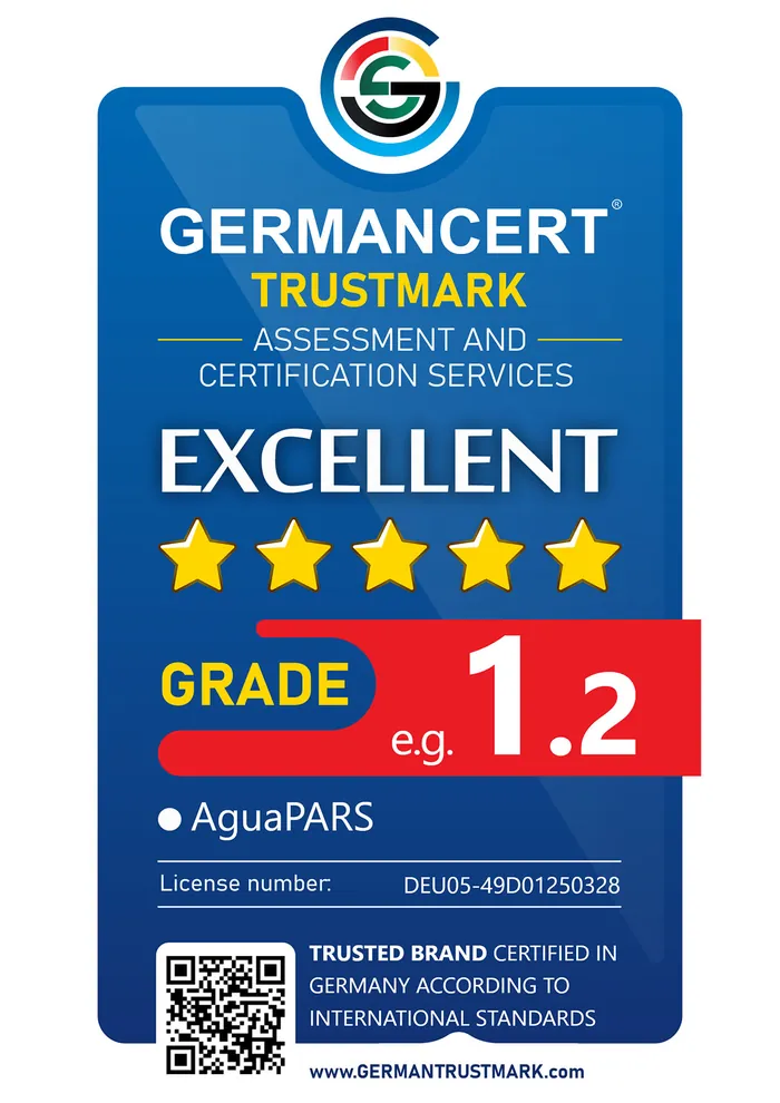 AguaPARS TRUSTMARK EXCELLENT seal