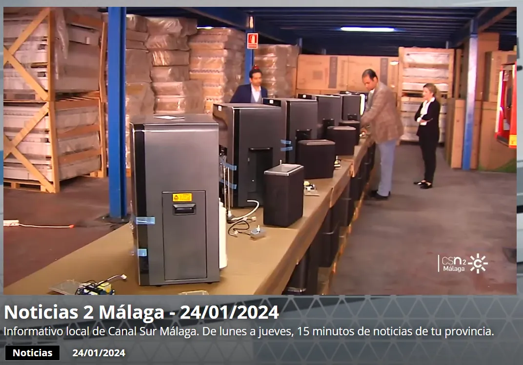 خبر Canal Sur عن مولّدات AguaPARS