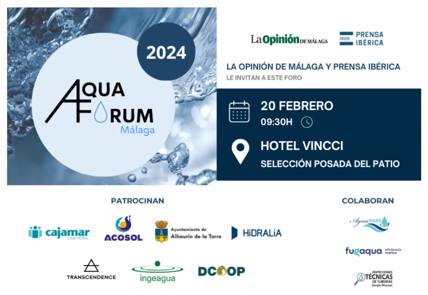 لقطة من الخبر: La Opinión de Málaga تنظّم الدورة الثانية من Aquaforum